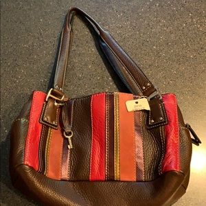 Striped Fossil Purse